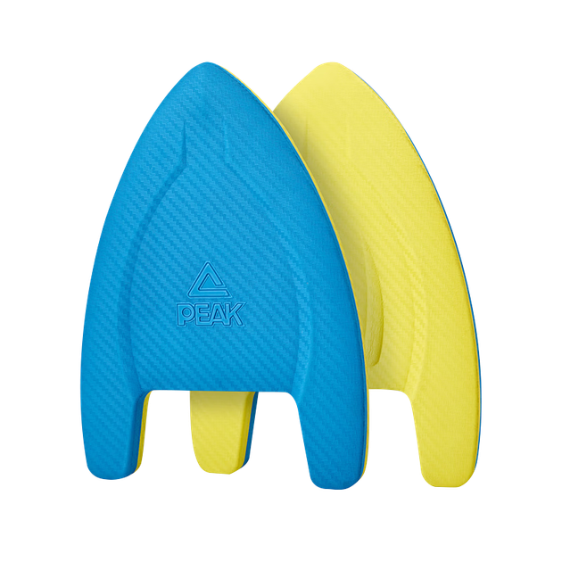 Дошка для плавання Peak Swimming Kickboard для дітей та дорослих, плаваюча дошка, задній поплавок, А-подібна трикутна дошка, навчання плаванню YS90206, синій/жовтий - изображение 4