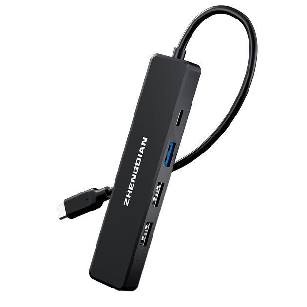 Универсальный USB-C-хаб Acasis с разветвителем USB 3.0, адаптером USB-C на HDMI, функцией зеркального отображения экрана 4K, быстрой зарядкой PD и конвертером для компьютеров и ноутбуков Huawei и Apple. - изображение 4