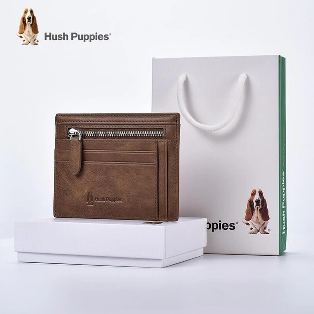 Гаманець Hush Puppies для чоловіків, тримач для карток з коров'ячої шкіри, багатофункціональний гаманець, портативний гаманець для монет, тримач для візиток, подарунковий набір, святковий подарунок для хлопця - Фото 5 Гаманець Hush Puppies для чоловіків, тримач для карток з коров'ячої шкіри, багатофункціональний гаманець, портативний гаманець для монет, тримач для візиток, подарунковий набір, святковий подарунок для хлопця - изображение 5