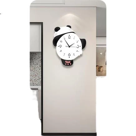 Настенные часы Mao Jiujiang Panda 2026: новые, простые, элегантные, популярные, креативные настенные часы для украшения гостиной и столовой. - изображение 2