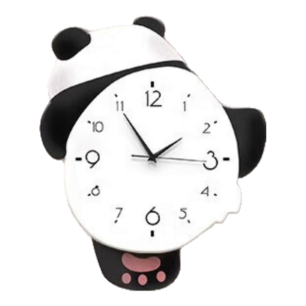 Настенные часы Mao Jiujiang Panda 2026: новые, простые, элегантные, популярные, креативные настенные часы для украшения гостиной и столовой. - изображение 4