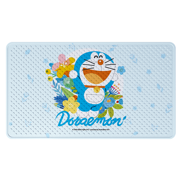 Противоскользящий коврик для ванной комнаты и душевой Dajiang Doraemon с совместным брендингом, 50x80 см, для детской ванной комнаты. - изображение 4