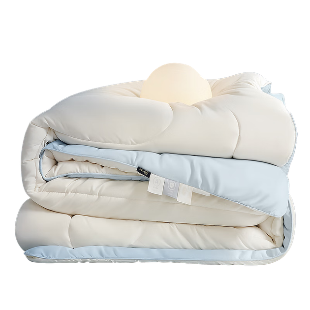 Ковдра FUANNA A-Class Ultra-Soft з соєвих бобів, 60% соєвого волокна, одно-/двоспальна, весняно-осіння, 203*229 см, синя - Фото 4 Ковдра FUANNA A-Class Ultra-Soft з соєвих бобів, 60% соєвого волокна, одно-/двоспальна, весняно-осіння, 203*229 см, синя - зображення 4