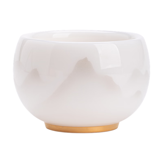Чашка Sushitaoci Ice Jade Master Cup, кругла чашка для чаю Fusion Kung Fu з легким чорнилом, осінні гори, персоналізована чашка, подарунковий набір, 110 мл, J1215 - Фото 4 Чашка Sushitaoci Ice Jade Master Cup, кругла чашка для чаю Fusion Kung Fu з легким чорнилом, осінні гори, персоналізована чашка, подарунковий набір, 110 мл, J1215 - зображення 4