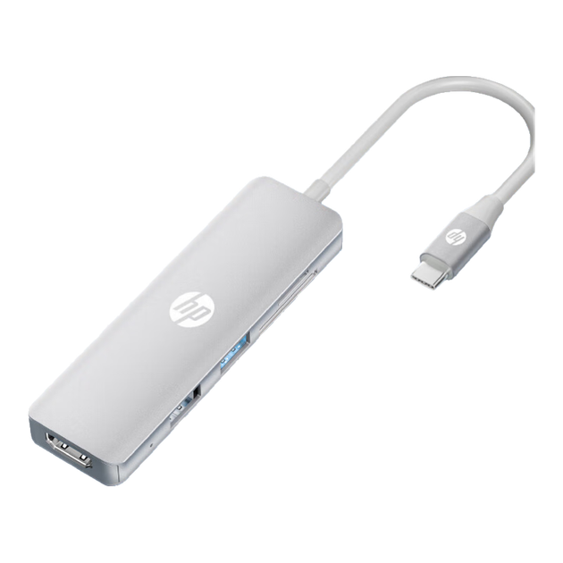 Док-станция HP Type-C, адаптер для компьютера Apple, многофункциональная док-станция расширения для MacBook, устройство чтения SD-карт, док-станция расширения HDMI/USB, адаптер для iPad, CT203C, серебристый. - Фото 4 Док-станция HP Type-C, адаптер для компьютера Apple, многофункциональная док-станция расширения для MacBook, устройство чтения SD-карт, док-станция расширения HDMI/USB, адаптер для iPad, CT203C, серебристый. - изображение 4