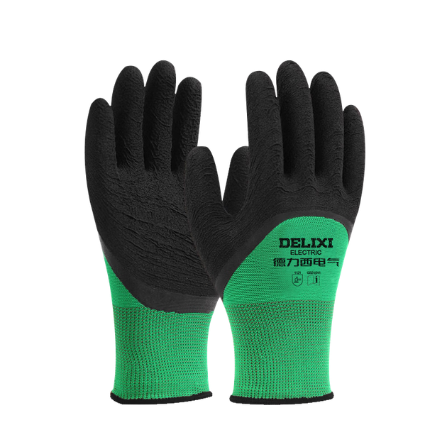 DELIXI ELECTRIC Латексні робочі рукавички Садові зручні дихаючі протиковзкі зносостійкі пінопластові рукавички для будівництва - зображення 4
