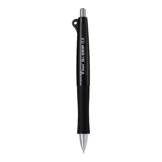 Автоматический карандаш PILOT Dr.Grip Classic Grip Series для учеников начальной школы и детей, канцелярские принадлежности для коррекции осанки, ограниченная серия HDGC-13 0.3, черный. - изображение 4