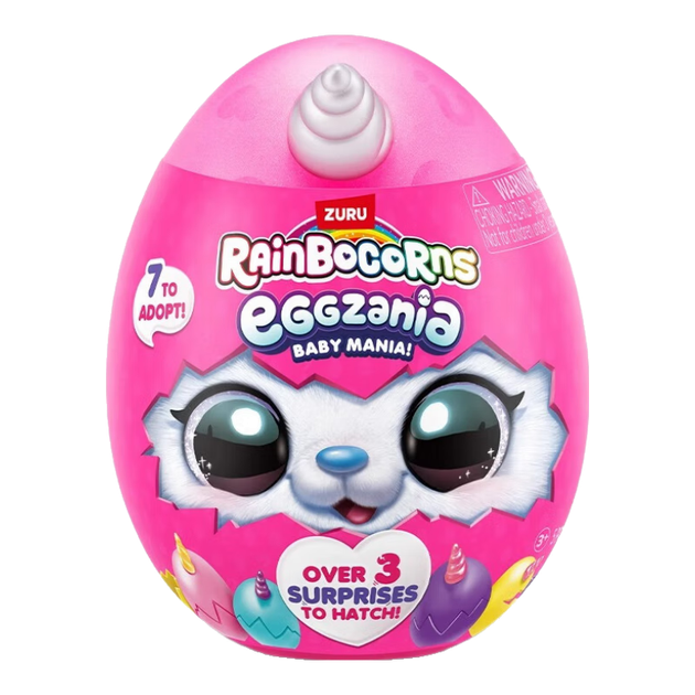 Мягкая плюшевая игрушка ZURU Cloud Wave Unicorn Magic Egg Mini Hug Egg, подарок на день рождения для мальчиков и девочек. - изображение 4