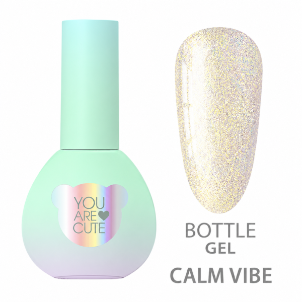 Жидкий гель You Are Cute Bottle Gel Vibe Calm для укрепления и моделирования с эффектом хамелеона 5 мл - Фото 1 Жидкий гель You Are Cute Bottle Gel Vibe Calm для укрепления и моделирования с эффектом хамелеона 5 мл - изображение 1