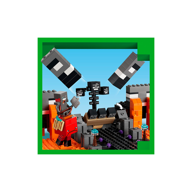 Конструктор LEGO Minecraft Битва за Візер 494 деталі (21590) - зображення 6