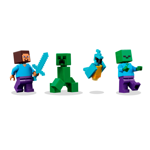 Конструктор LEGO Minecraft Дом TNT в джунглях 287 деталей (21275) - изображение 5