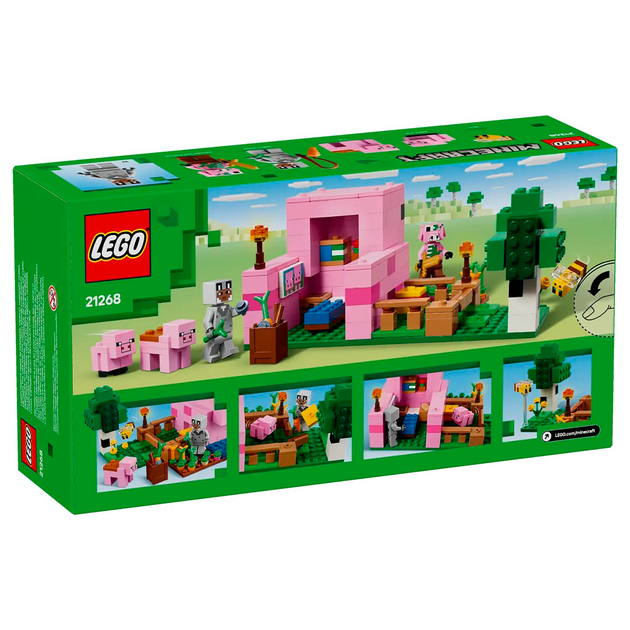 Конструктор LEGO Minecraft Домик для поросенка 238 деталей (21268) - изображение 2