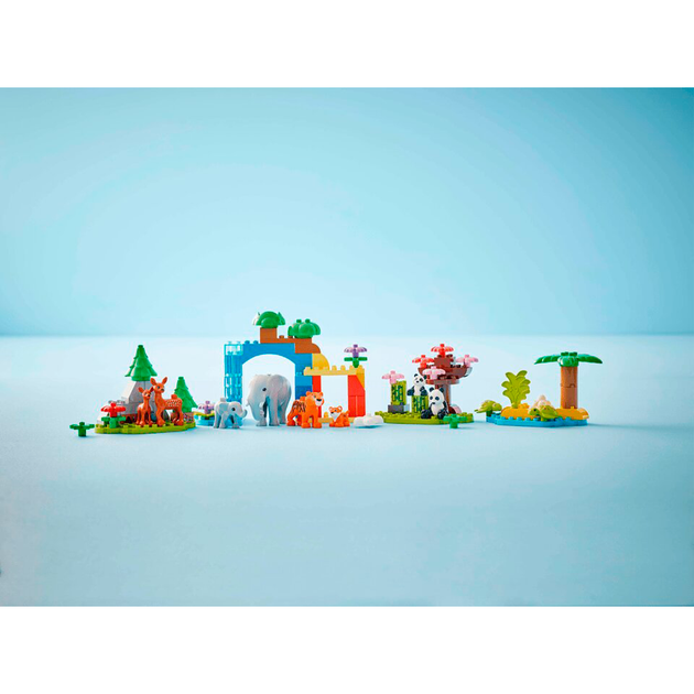 Конструктор LEGO DUPLO Town Сімейства диких тварин 3-в-1 92 деталі (10446) - зображення 9