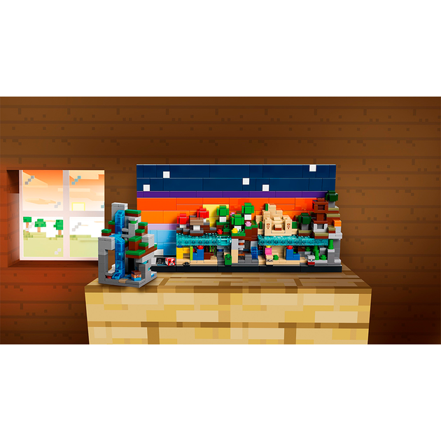 Конструктор LEGO Minecraft Мінібіоми 797 деталей (21589) - зображення 8