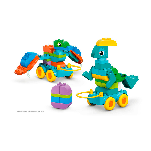Конструктор LEGO DUPLO Town Динозаври на колесах 3в1 108 деталей (10451) - зображення 3