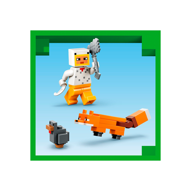 Конструктор LEGO Minecraft Куриная ферма 233 детали (21585) - изображение 6