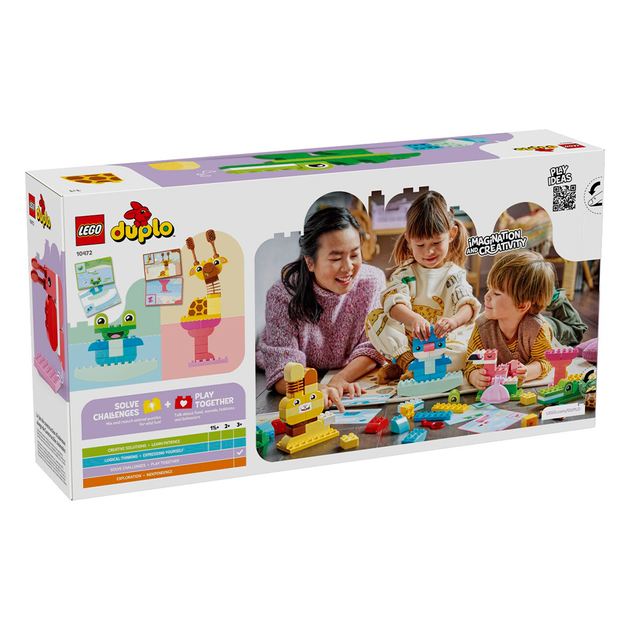 Конструктор LEGO DUPLO Town Игра по сборке животных 94 детали (10472) - изображение 2