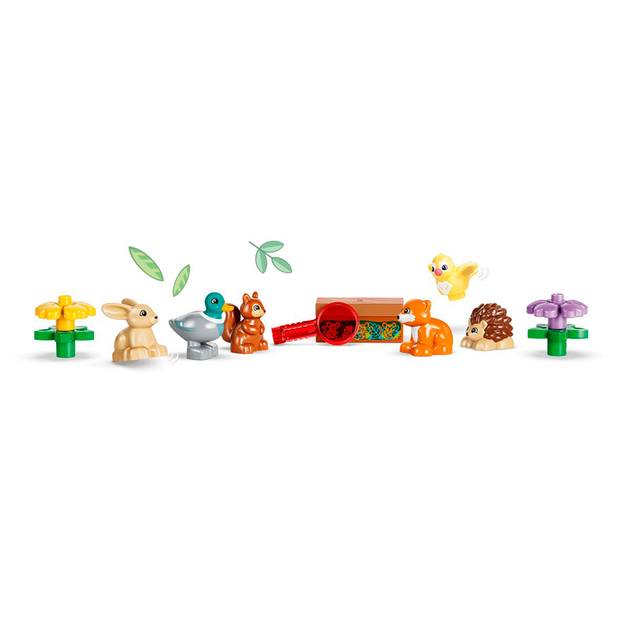 Конструктор LEGO DUPLO Town Ліс відкриттів із дикими тваринами 131 деталь (10480) - зображення 5