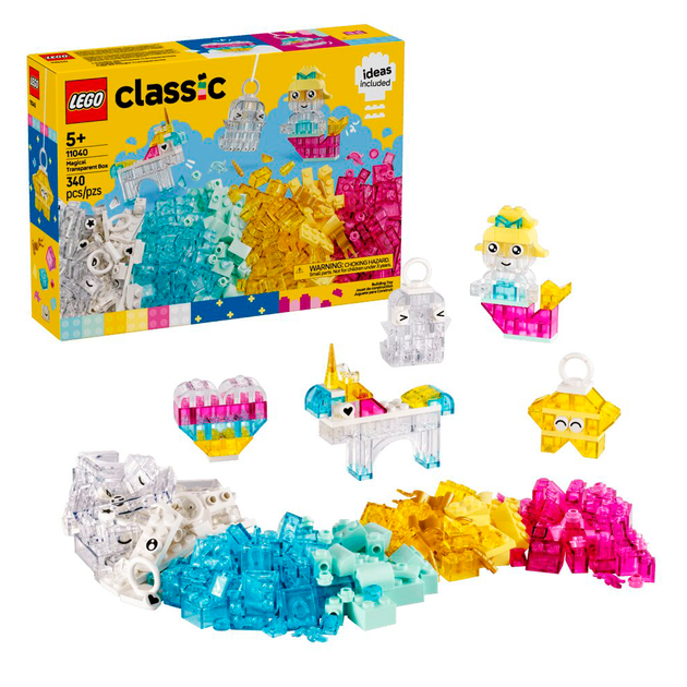 Конструктор LEGO Classic Чарівна прозора коробка 340 деталей (11040) - зображення 3