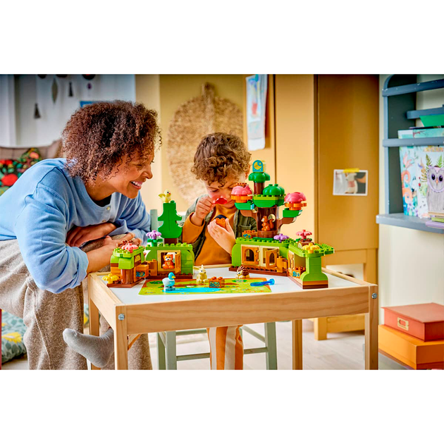 Конструктор LEGO DUPLO Town Ліс відкриттів із дикими тваринами 131 деталь (10480) - зображення 7