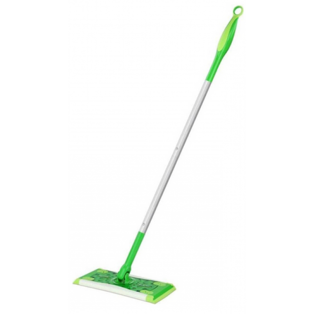 Швабра Swiffer Sweeper: Стартовий набір для прибирання (Швабра Свіпер + сухі та вологі серветки) - изображение 2