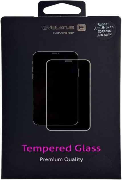 Szkło ochronne do Samsung Galaxy A56 Evelatus Corning Gorilla Glass Anti-Static 3D Full Cover 10X Stronger (EVESAMA56CGGS) - Zdjęcie 1 Szkło ochronne do Samsung Galaxy A56 Evelatus Corning Gorilla Glass Anti-Static 3D Full Cover 10X Stronger (EVESAMA56CGGS) - obraz 1
