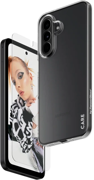 Zestaw ochronny CARE by PanzerGlass 2-in-1 Bundle do Samsung Galaxy A27 5G Transparent (5715685034619) - obraz 3
