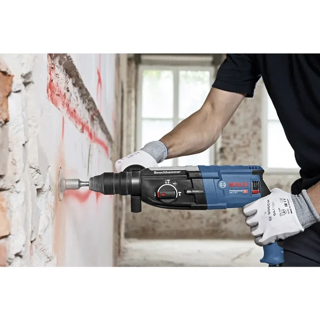 Мережевий перфоратор Bosch Professional GBH 2-28 F SDS plus 880 Вт 3,2 Дж зі швидкозатискним патроном та кейсом (0611267601) - зображення 6