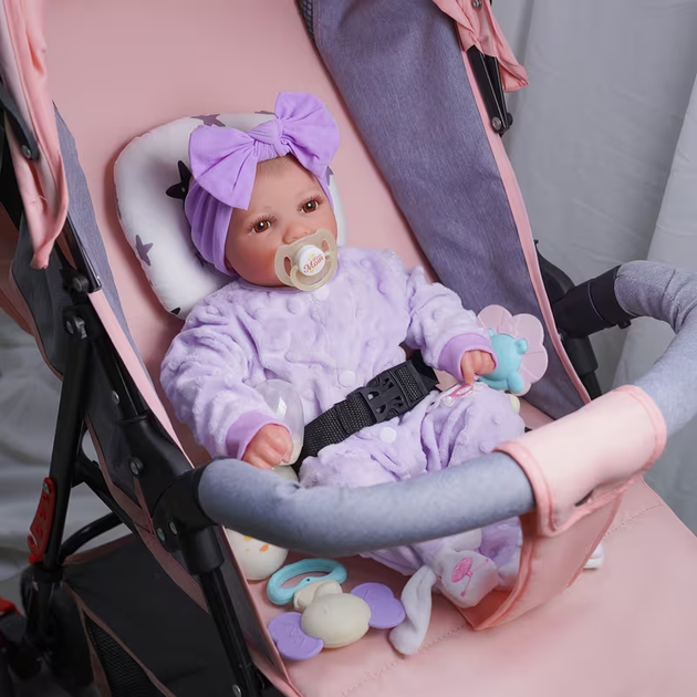 Лялька Реборн 43 см вініловая, реалістичний пупс Doll Reborn К0100808 - Фото 6 Лялька Реборн 43 см вініловая, реалістичний пупс Doll Reborn К0100808 - зображення 6