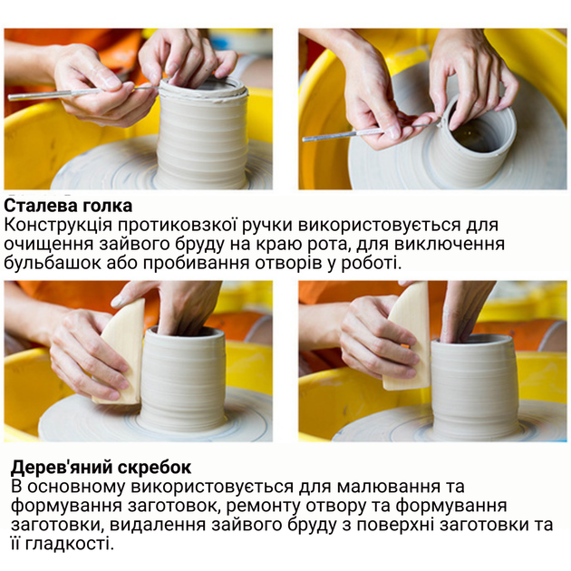 Набор гончарных инструментов из 42 предметов - Фото 3 Набор гончарных инструментов из 42 предметов - изображение 3