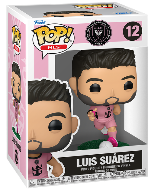 Фігурка Funko POP! Football: Inter Miami CF — LUIS SUÁREZ (PINK UNIFORM) (Луїс Суарес у рожевій формі) #12 - Фото 1 Фігурка Funko POP! Football: Inter Miami CF — LUIS SUÁREZ (PINK UNIFORM) (Луїс Суарес у рожевій формі) #12 - зображення 1