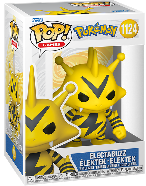 Фигурка Funko POP! Pokémon — ELECTABUZZ (Электабаз) #1124 - Фото 1 Фигурка Funko POP! Pokémon — ELECTABUZZ (Электабаз) #1124 - изображение 1