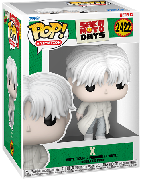 Фигурка Funko POP! Animation: Sakamoto Days — X (SLUR) (Икс / Слар) #2422 - Фото 1 Фигурка Funko POP! Animation: Sakamoto Days — X (SLUR) (Икс / Слар) #2422 - изображение 1