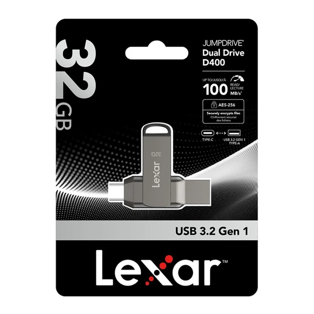 USB флеш-накопичувач Lexar Dual Type-C/Type-A USB 3.1 32GB (LJDD400032G-BNQNG) - зображення 9