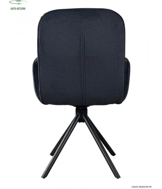 Кресло кухонное/офисное поворотное на 180° INES Perfect Home Черное - изображение 5