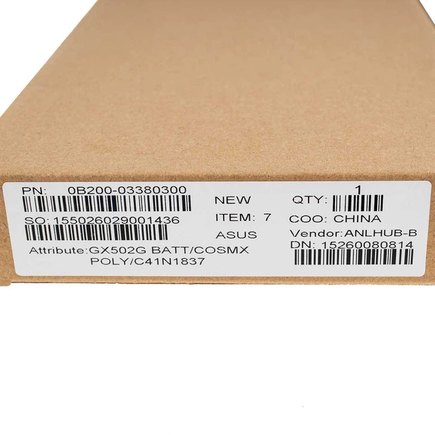 Батарея (аккумулятор) для ноутбука Asus GU502LW (167116) ( 167116 ) - Фото 4 Батарея (аккумулятор) для ноутбука Asus GU502LW (167116) ( 167116 ) - изображение 4