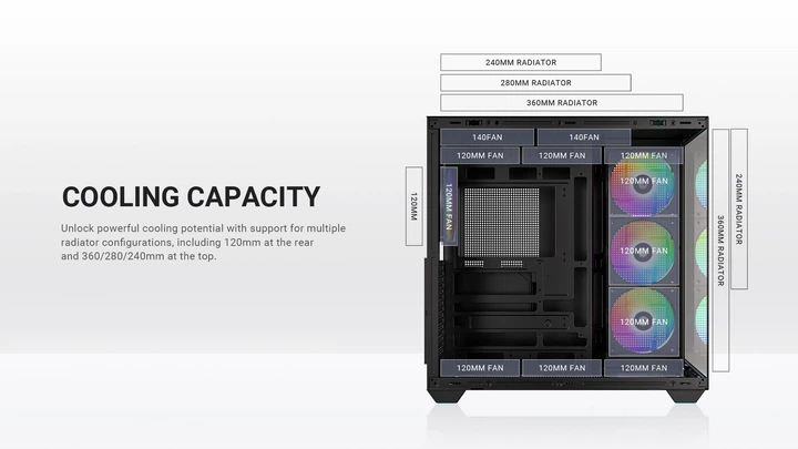 Корпус ID-Cooling View 510 ARGB Black - зображення 15