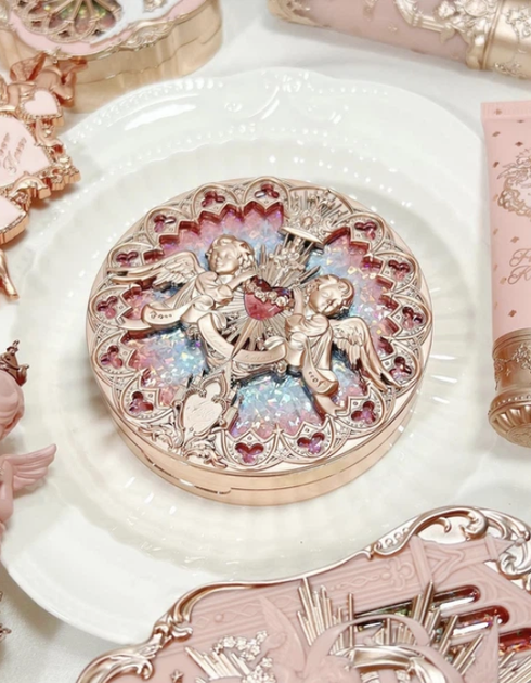 Матовий хайлайтер Flower Knows Little Angel Collection у відтінку M02 Angelic Strawberry - зображення 4