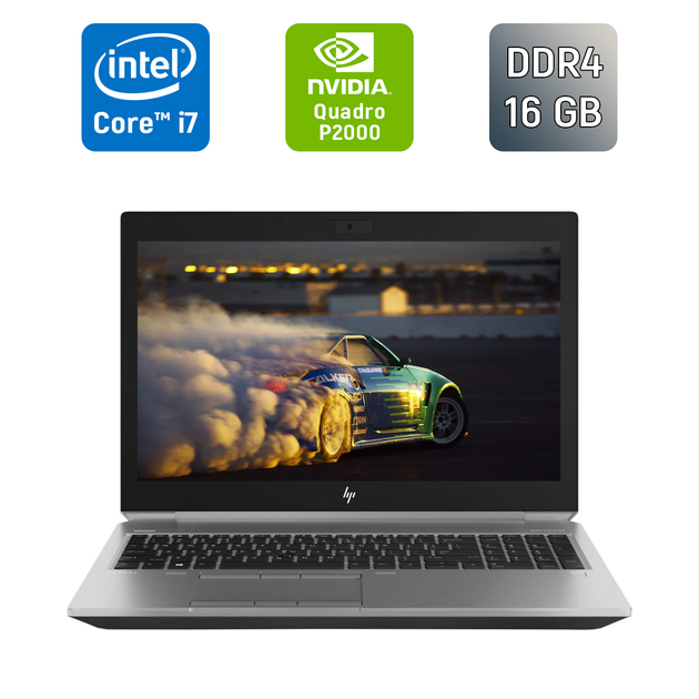 Мобильная рабочая станция Б-класс HP zBook 15 G5 / 15.6" (1920x1080) IPS / Intel Core i7-8850H (6 (12) ядра по 2.6 - 4.3 GHz) / 16 GB DDR4 / 256 GB SSD / nVidia Quadro P2000, 4 GB GDDR5, 128-bit / TouchID / WebCam / Windows 10 б/у - Фото 1 Мобильная рабочая станция Б-класс HP zBook 15 G5 / 15.6" (1920x1080) IPS / Intel Core i7-8850H (6 (12) ядра по 2.6 - 4.3 GHz) / 16 GB DDR4 / 256 GB SSD / nVidia Quadro P2000, 4 GB GDDR5, 128-bit / TouchID / WebCam / Windows 10 б/у - изображение 1
