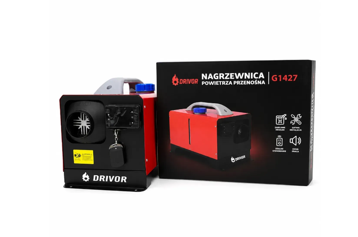 Воздушный обогреватель DRIVOR G1427 9 кВт для помещений площадью 20–50 м² Автомобильный Портативный Автономный дизельный обогреватель с пультом управления - изображение 11