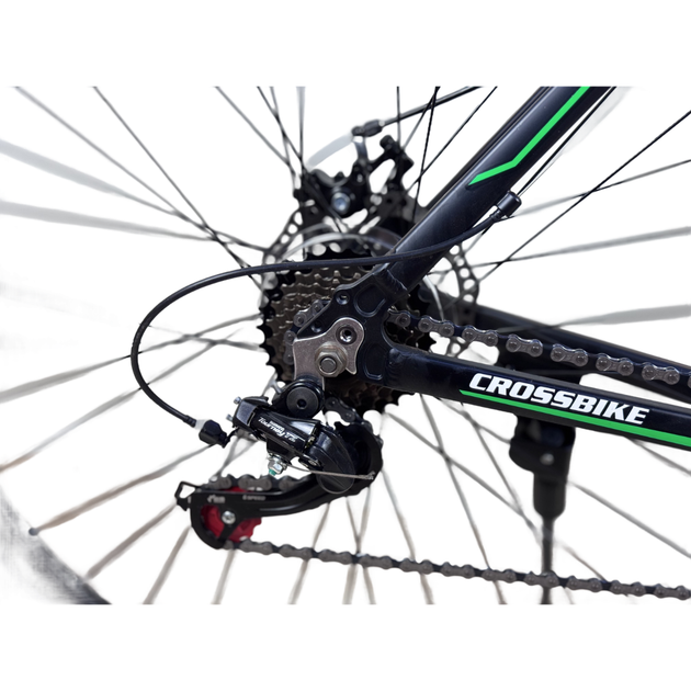 Велосипед CrossBike 29" Aspect 2026 Рама 21" black-green - Фото 3 Велосипед CrossBike 29" Aspect 2026 Рама 21" black-green - изображение 3