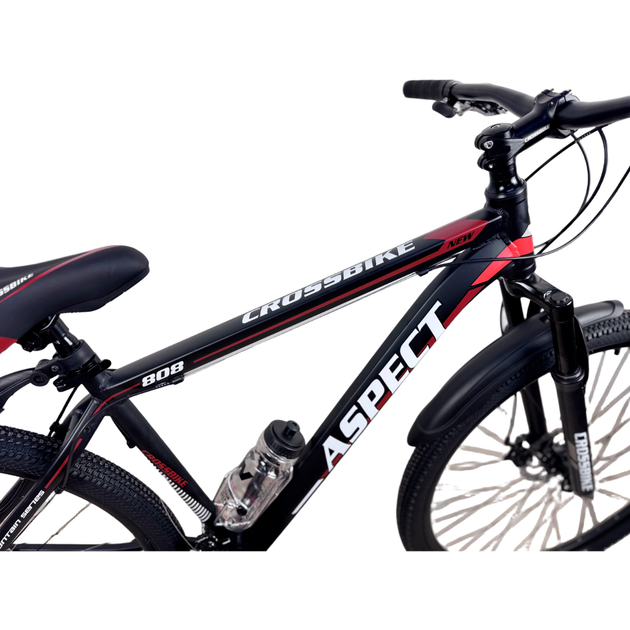 Велосипед CrossBike 29" Aspect 2026 Рама 21" black-red - Фото 3 Велосипед CrossBike 29" Aspect 2026 Рама 21" black-red - изображение 3