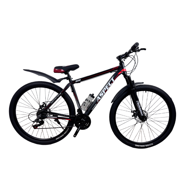 Велосипед CrossBike 29" Aspect 2026 Рама 21" black-red - Фото 6 Велосипед CrossBike 29" Aspect 2026 Рама 21" black-red - изображение 6
