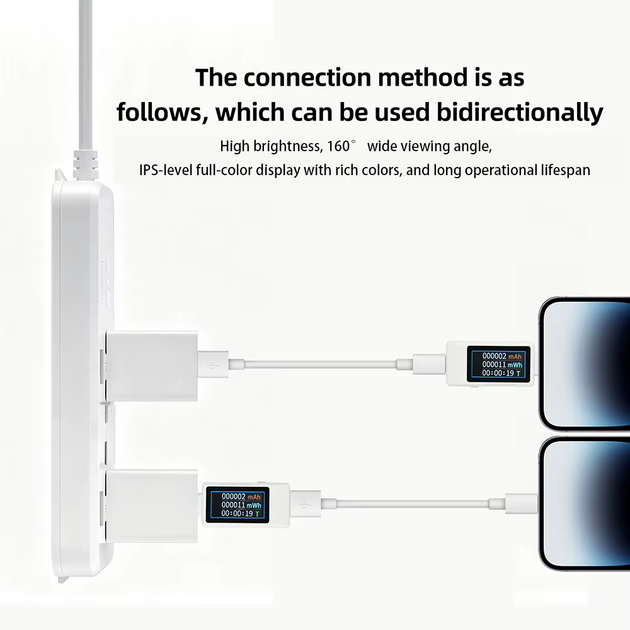 Тестер USB Type-C ZFX-1004CC цифровой измеритель напряжения и тока с TFT дисплеем - Фото 4 Тестер USB Type-C ZFX-1004CC цифровой измеритель напряжения и тока с TFT дисплеем - изображение 4