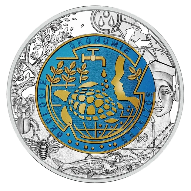 Колекційна срібна монета “Глобальне потепління” 16,5 г 2023 рік - Фото 3 Колекційна срібна монета “Глобальне потепління” 16,5 г 2023 рік - изображение 3