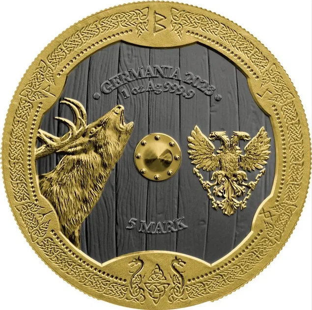 Колекційна срібна монета “Валькірії - Остара” 31,1 г 2023 рік - изображение 4