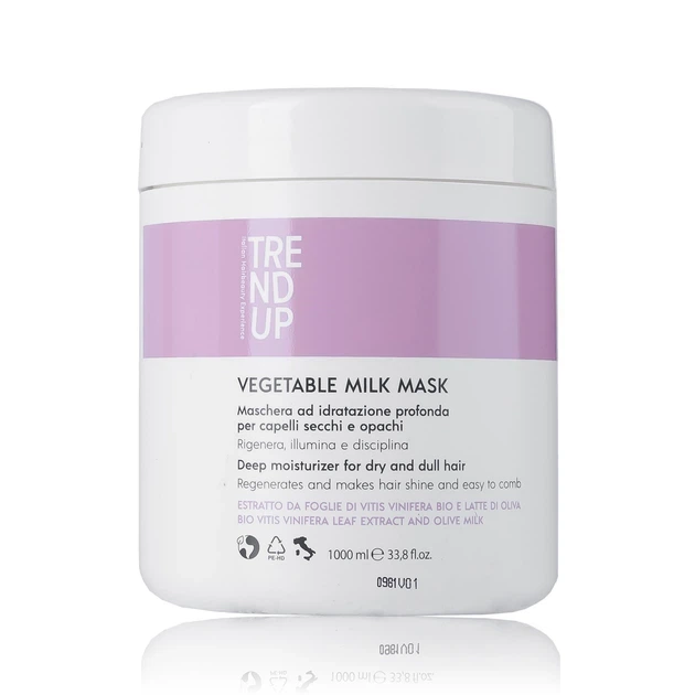 Зволожуюча молочна маска для волосся Trend Up Vegetable Milk Mask 1 л - Фото 1 Зволожуюча молочна маска для волосся Trend Up Vegetable Milk Mask 1 л - изображение 1