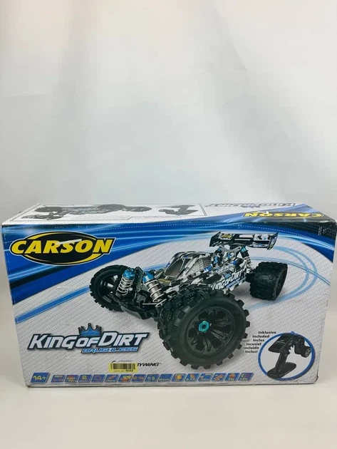 Радиоуправляемый автомобиль Carson 1:8 King of Dirt Buggy 4S RTR (500409063) - Фото 7 Радиоуправляемый автомобиль Carson 1:8 King of Dirt Buggy 4S RTR (500409063) - изображение 7