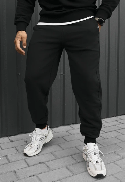Спортивні штани Staff rol black fleece XS чорний - изображение 5