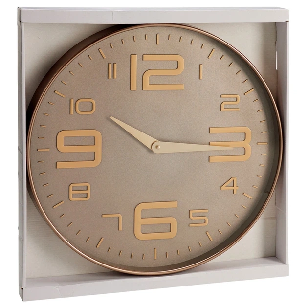Zegar ścienny Segnale 50 cm złoty 568204 (8721037531573) - obraz 3